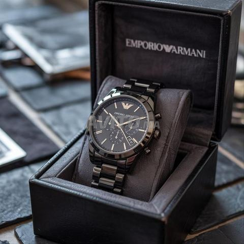 ساعة رجالية Emporio Armani مع علبة EA2139