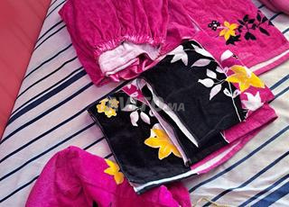 طقم مناشف حمام نسائية ناومي جديد