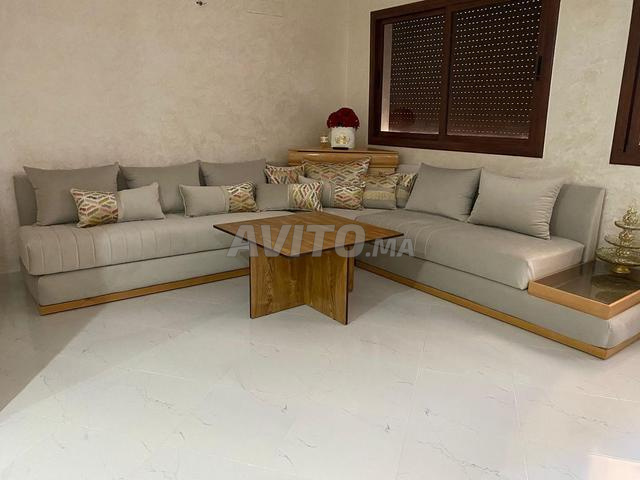 👈 صالون ذو جودة عالية على شكل حرف L