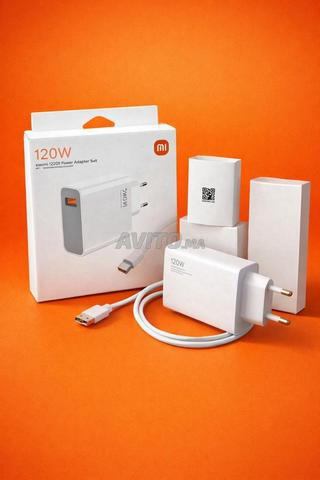 شارجور Xiaomi 120W شحن فائق السرعة مع كابل Type-C