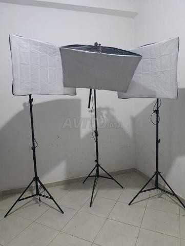 مجموعة صناديق إضاءة مع حقيبة