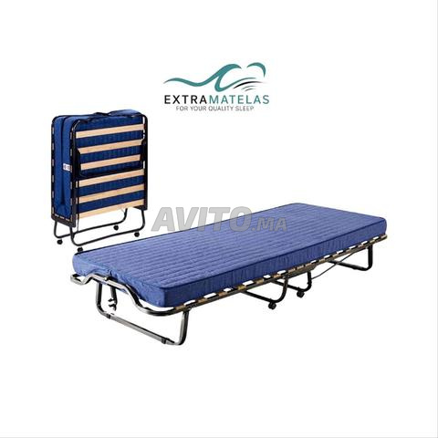 Lit d’appoint Pliant – 80×200 Avec Matelas