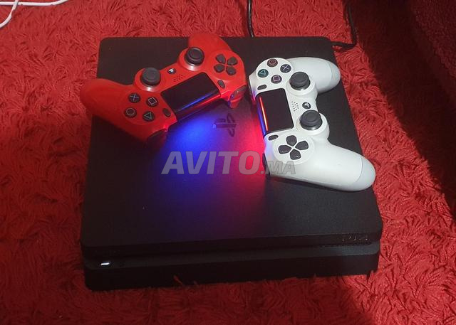بلايستيشن 4 سليم مع 2 manette