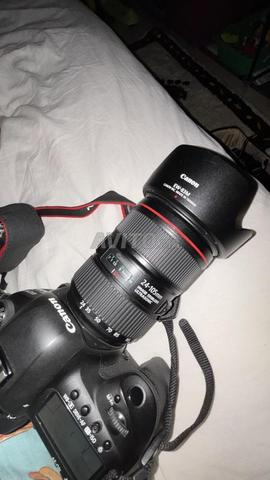 Canon 5D 4 avec 4 objectifs