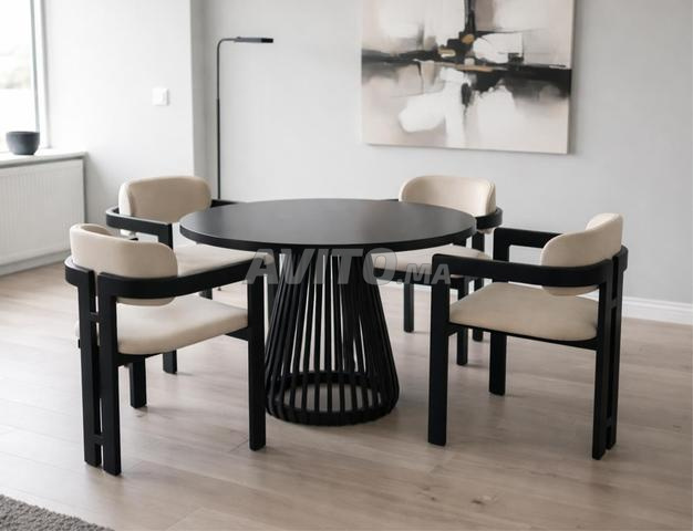 Salle a manger moderne thème noir