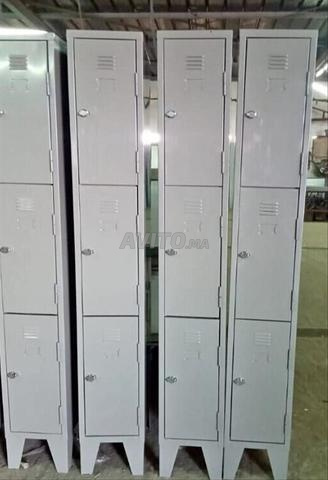 حل تخزين ذكي بخزانة معدنية عصرية