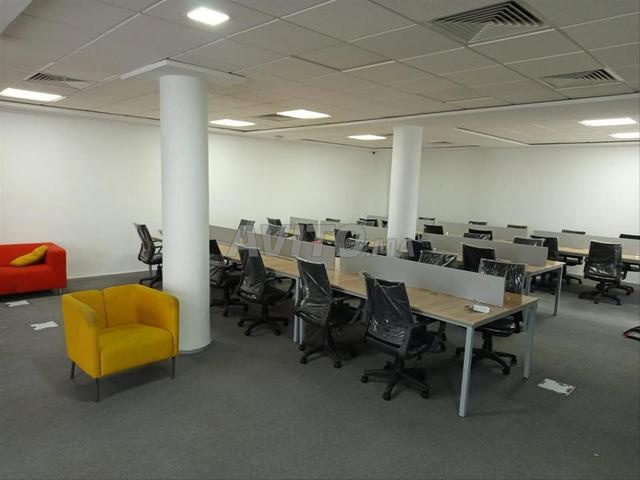 Bureau multiposte 4 places – Plateau bois