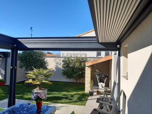 Pergola bioclimatique premium lames rétractable