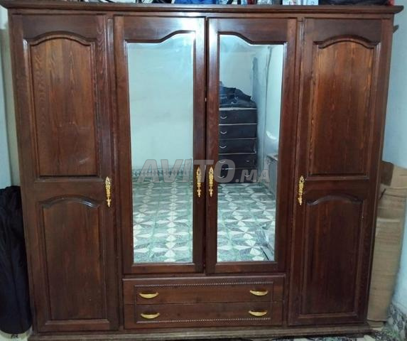 ماريو خشب بأربع أبواب و مرآة