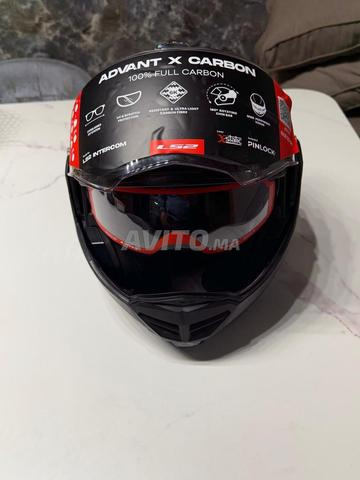 خوذة LS2 Advant X Carbon أسود مطفي - مقاس XL