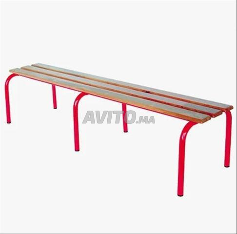 Table étudiant double\mobilier scolaire\vestiaire - 2