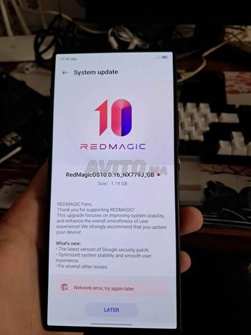 نوبيا ZTE ريدماجيك 10 اير أسود 256 جيجابايت 12 رام جديد