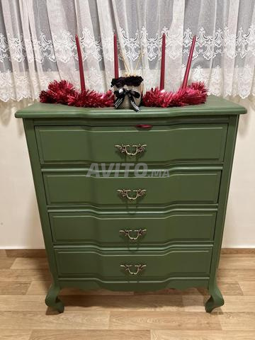 Commode bois massif Louis XV - 2