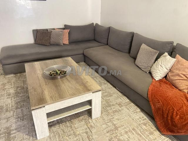 Pack salon canapé tapis table