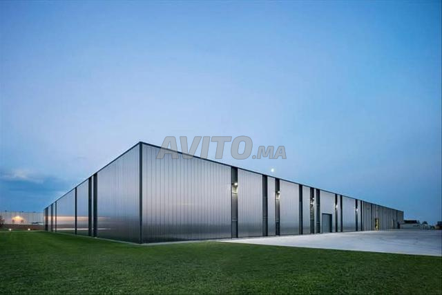 LOUER Dépôt de stockage  bureaux Bouskoura