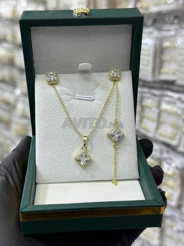 Collier 3ps, bagues et bracelet