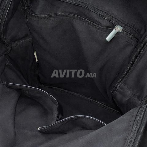 Sac à dos en cuir véritable vintage rare