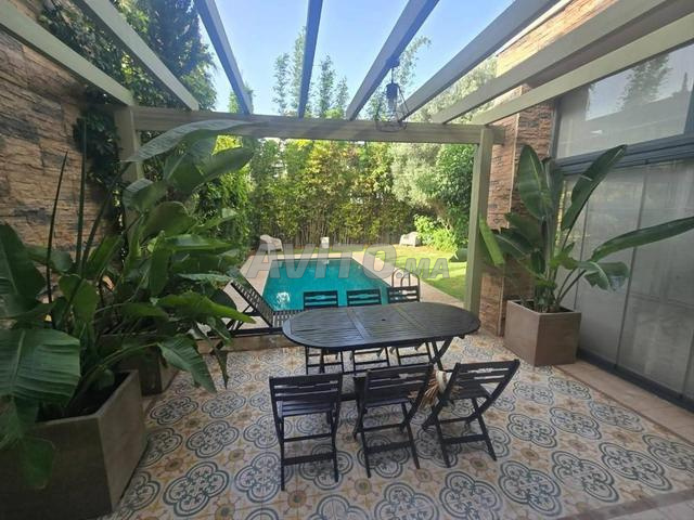 Villa a louer meublé ville verte bouskoura