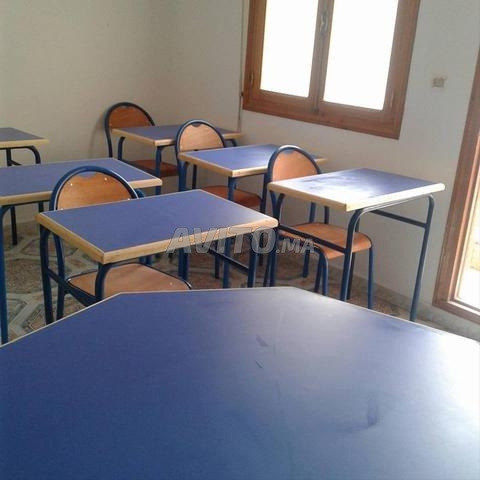 أثاث مدرسي مريح كرسي مع طاولة