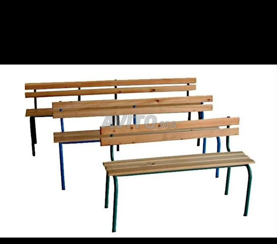 Banc semi-métallique/chaise