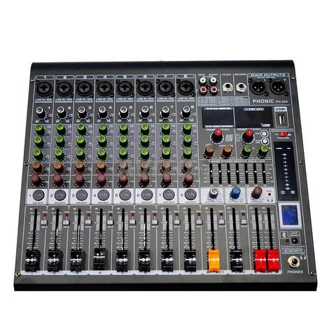 Console de Mixage Amplifiée Phonic PH-508/8 Canaux - 2