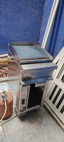 شواية بلانشا غاز احترافية من الفولاذ المقاوم للصدأ