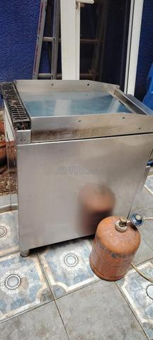 Grill plancha à gaz inox professionnelle - 2