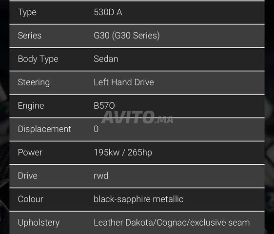 bmw serie 5 530d g30 luxury line - 2