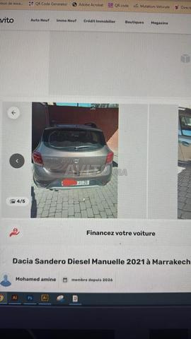 Dacia Sandero Diesel Manuelle 2021 à Marrakech