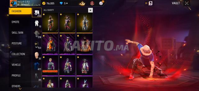 حساب فري فاير - 2