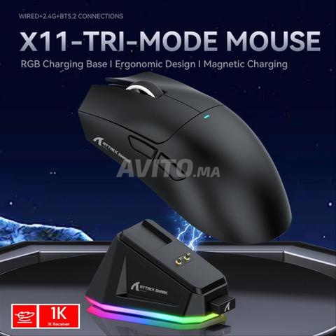 attack shark x11 souris gaming sans fil - 2