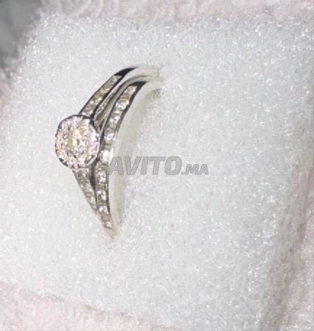 Bague diamant 0,41 ct Or 18k Authenticité Certi - 2