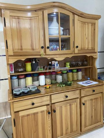 Buffet vaisselier bois massif