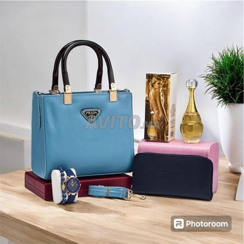 طقم ماركة PRADA مع ساعة في 5 قطع - 2