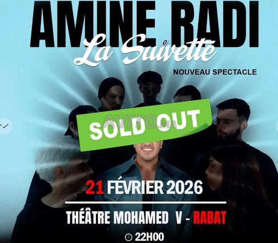 3 billets Amine Radi dans La suivette à Rabat