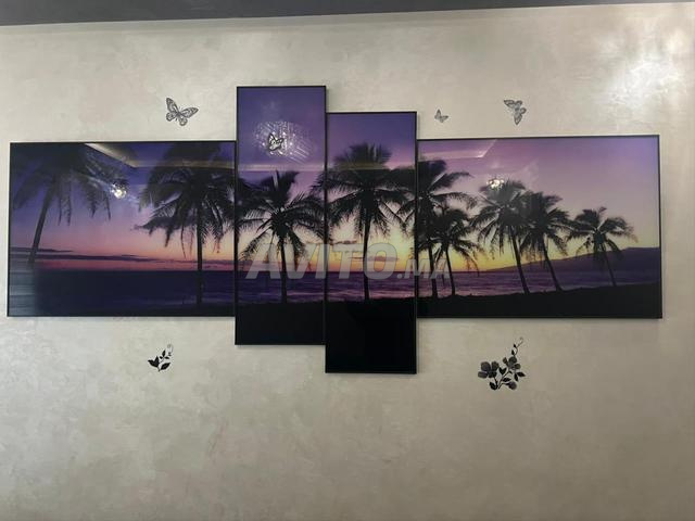 Tableau mural décoratif en 5 panneaux