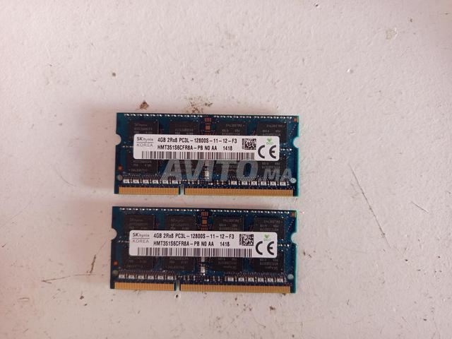 lot de 2 barrettes de RAM 4GB DDR 3
