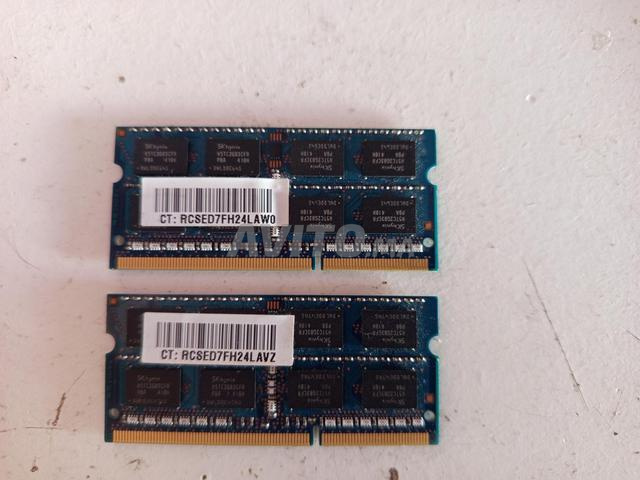 lot de 2 barrettes de RAM 4GB DDR 3 - 2