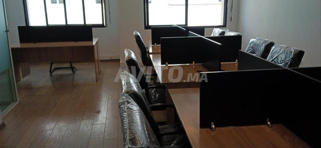 مكتب بنش مارغريت من الخشب وشبه المعدني - 2