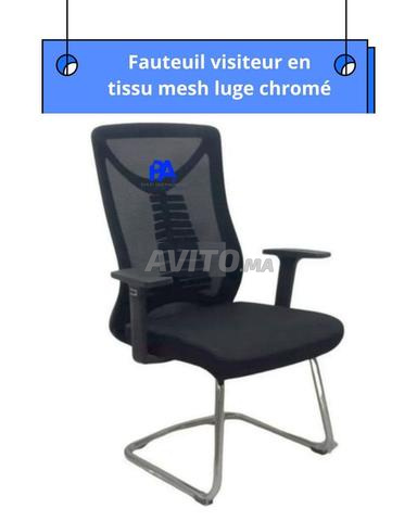 Fauteuil visiteur cuir\chaise président\siège\case