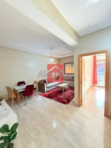 شقة مفروشة بالبالكو😍 والمسبح للكراء الشهري