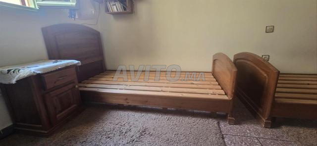 CHAMBRE A COUCHER 2 lits simples