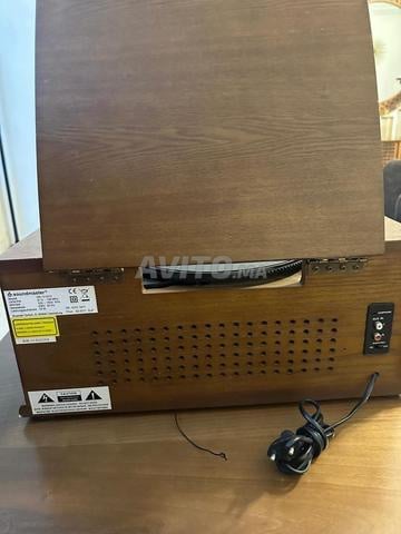 Tourne disque cassette radio