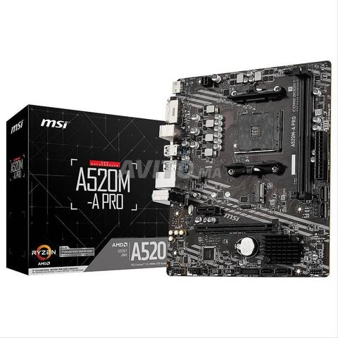 Carte mère et CPU (A520M-A PRO et Ryzen 5 5600)