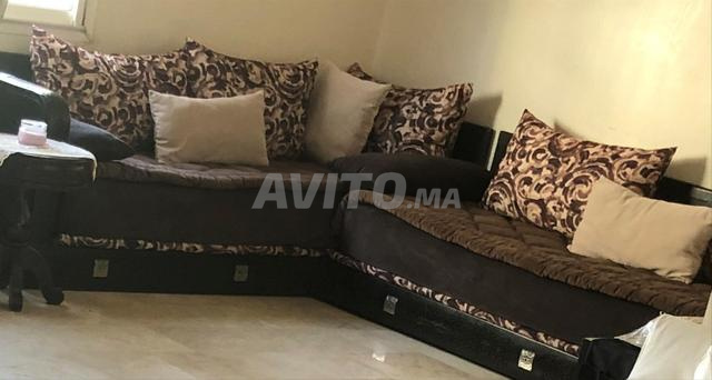 Salon simon's avec tissu antitaches velours - 2