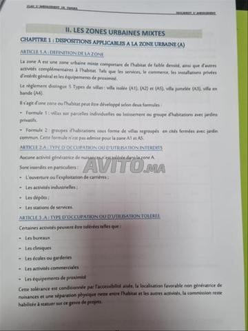 Lot de villa titré à la monté de Jbel Kebir