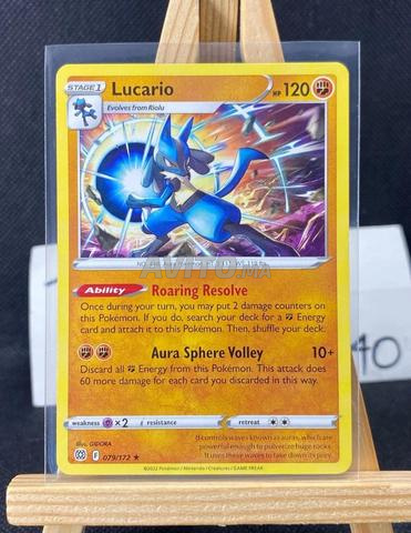 carte pokémon lucario AURA