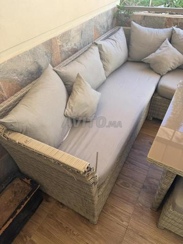 SALON JARDIN EXTERIEUR KITEA BON ETAT 6P