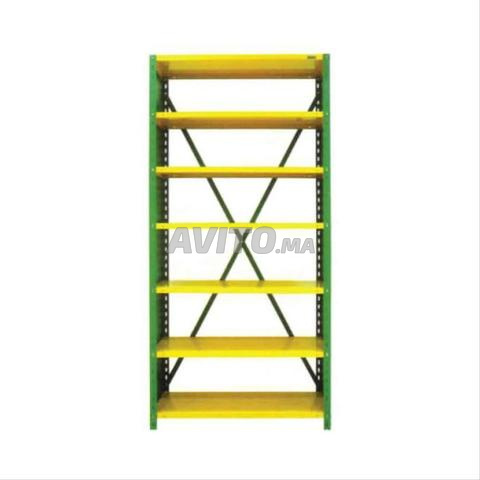 Rayonnage avec croisillon\étagères métallique