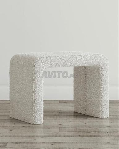 Pouf chic en forme de U - 2